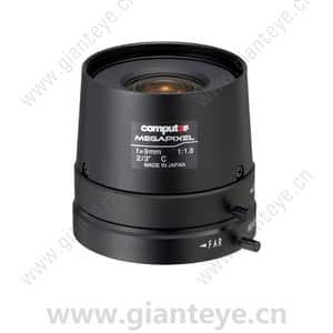 康标达 Computar M0918FIC-MP 500万像素 2/3英寸 9mm F1.8 手动光圈机器视觉镜头(C接口)