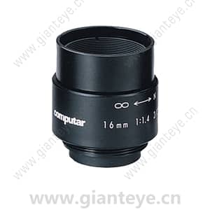 康标达 Computar M1614 2/3英寸 16mm F1.4 单焦距无光圈 (C接口)