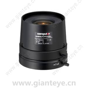 康标达 Computar M1616FIC-MP 500万像素 2/3英寸 16mm F1.6 手动光圈 C接口镜头