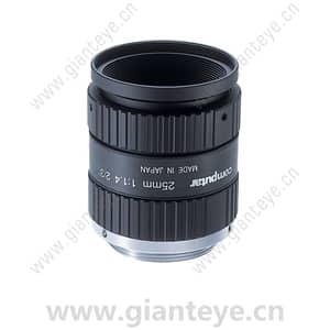 康标达 Computar M2514-MP2 1.500万像素 2/3英寸 25mm F1.4 带锁定光圈和对焦 MP 机器视觉镜头(C接口)