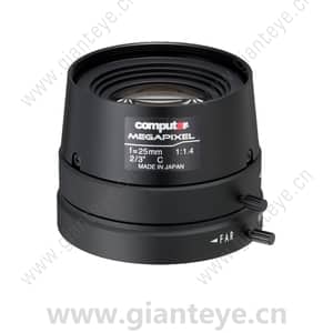 康标达 Computar M2514FIC-MP 500万像素 2/3英寸 25mm F1.4 手动光圈 C接口镜头
