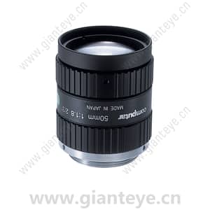 康标达 Computar M5018-MP2 1.500万像素 2/3英寸 50mm F1.8 带锁定光圈和对焦百万像素机器视觉镜头(C接口)