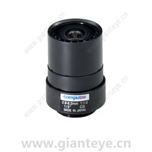 康标达 Computar T3Z2910CS 1/3英寸 2.9-8.2mm F1.0 变焦手动光圈(CS接口)