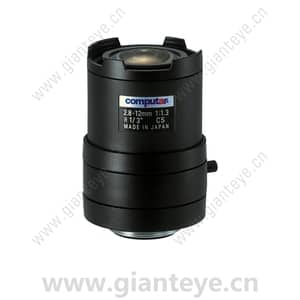 康标达 Computar T4Z2813CS-IR 1/3英寸 2.8-12mm F1.3 变焦手动光圈(CS接口)日/夜红外