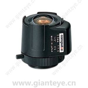 康标达 Computar TG2314FCS-L 1/3英寸 2.3mm F1.4 DC自动光圈 带4针迷你连接器长电缆(CS接口)