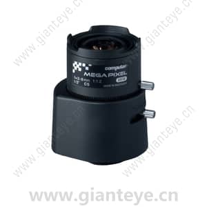 康标达 Computar TG3Z0312FCS-MPIR 300万像素 1/3英寸 3-8mm F1.2 变焦高清系列 DC自动光圈(CS接口)日/夜红外
