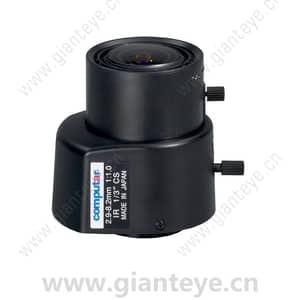 康标达 Computar TG3Z2910FCS-IR 1/3英寸 2.9-8.2mm F1.0 变焦 DC自动光圈(CS接口)日/夜红外