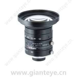 康标达 Computar V0828-MPY2 1200万像素 1.1英寸 8mm F2.8 3.45um 超低失真镜头(C接口)