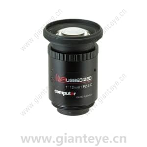 康标达 Computar V1240-MPZ-R 2000万像素 1英寸 12mm F4.0 加固机器视觉镜头 (C接口)