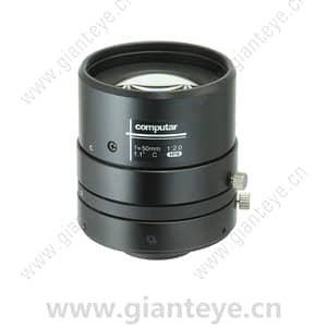康标达 Computar V5020FIC-MPYIR 1200万像素 1.1英寸 50mm F2.0 3.45µm 红外校正超低失真镜头(C接口)