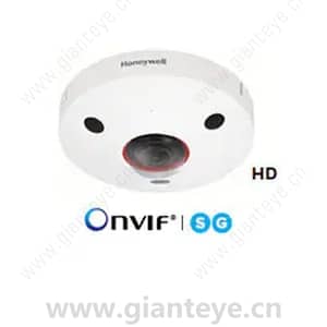 霍尼韦尔 Honeywell HFD6GR1 网络 TDN 高级高清红外坚固型鱼眼摄像机 6MP 1.7 毫米固定鱼眼镜头 3 个红外 LED PoE