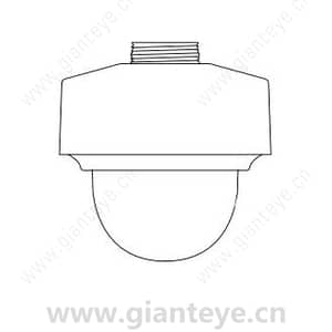 派尔高 Pelco IMEPM-E Sarix 增强型半球摄像机环境吊装支架
