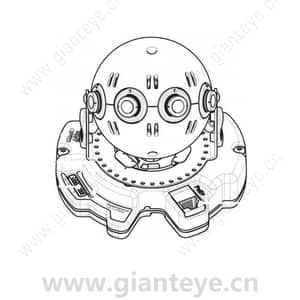 派尔高 Pelco IMM12036-E-BASE 12 MP 270° 全景环境破坏网络摄像机基础模块