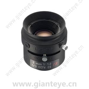腾龙 TAMRON 13FM06IR 1/3英寸 6mm F/1.2-Close 手动光圈 监控镜头 CS接口