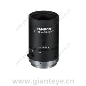 腾龙 TAMRON M117FM35 1/1.7英寸 35mm F/2.4-16 手动光圈 工业镜头 机器视觉镜头 C接口