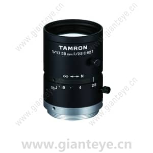 腾龙 TAMRON M117FM50-RG 1/1.7英寸 50mm 2.8-16 手动光圈坚固机器视觉镜头 C接口