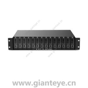 TP-LINK TL-FC1420 光纤收发器专用机架内置双电源14槽支持热插拔