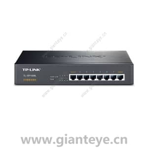 TP-LINK TL-SF1008L 8口百兆楼道交换机 铁壳 二层 支持端口隔离