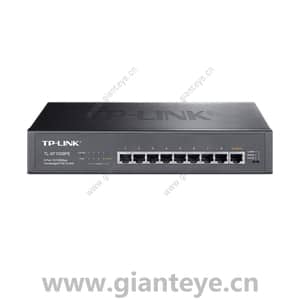TP-LINK TL-SF1009PE 9口百兆非网管PoE交换机 1FE 8PoE 125W铁壳