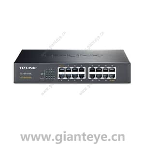 TP-LINK TL-SF1016L 16口百兆楼道交换机 铁壳 二层 支持端口隔离