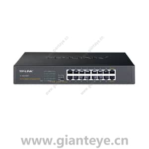 TP-LINK TL-SG1016DT T系列16口全千兆非网管交换机铁壳二层隔离