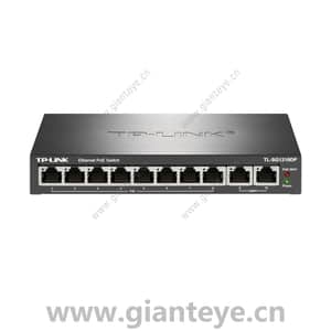 TP-LINK 普联 TL-SG1210DP 全千兆以太网PoE交换机/8GE(PoE)+2GE