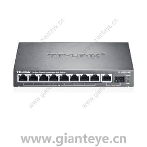 TP-LINK TL-SG1210P 10口千兆非网管PoE交换机 1GE 1SFP 8PoE 54W