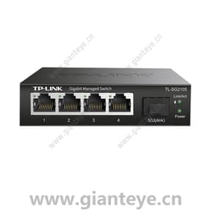 TP-LINK TL-SG2105 5口全千兆Web网管交换机 4GE 1SFP 二层