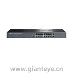 TP-LINK TL-SG2218PE 18口全千兆网管PoE交换机 2SFP 16PoE 225W