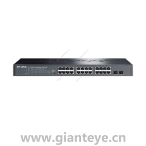 TP-LINK TL-SG2226P 26口全千兆网管PoE交换机 2SFP 24PoE 225W
