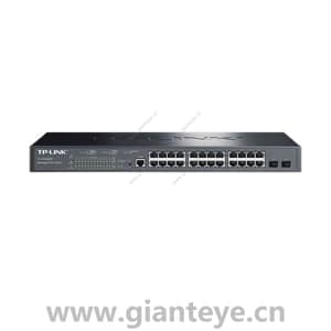 TP-LINK TL-SG3226P 26口全千兆网管PoE交换机 2SFP 24PoE 225W