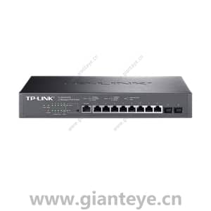TP-LINK TL-SG5210PE 10口千兆三层网管PoE交换机 2SFP 8PoE 116W
