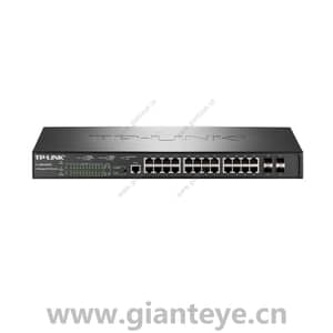 TP-LINK 普联 TL-SH5428PE 万兆上联三层网管PoE交换机