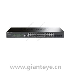 TP-LINK TL-SH6428 万兆上联堆叠式三层网管交换机 24GE 4SFP+