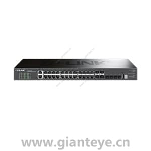 TP-LINK TL-SH7428 万兆堆叠三层网管交换机 24GE 4SFP复用 4SFP+