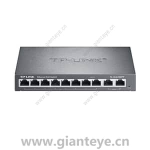TP-LINK TL-SL1210PT千兆上联非网管PoE交换机2GE 1SFP 8PoE 124W