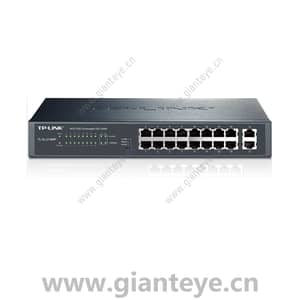 TP-LINK TL-SL1218MP 18口非网管PoE交换机 2GE 16PoE 119W 二层