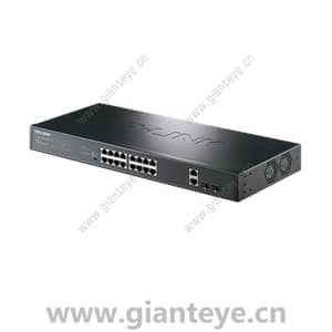 TP-LINK TL-SL1218PE-Combo 非网管PoE交换机2GE 2SFP 16PoE 235W