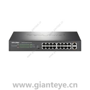 TP-LINK 普联 TL-SL2218MP 千兆上联云管理PoE交换机