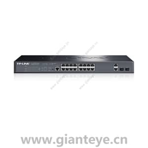 TP-LINK TL-SL3218PE-Combo网管PoE交换机2GE 2SFP复用16PoE 235W