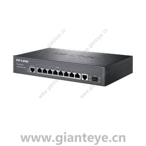 TP-LINK TL-SL5210 千兆上联三层网管交换机8FE 1GE 1SFP铁壳二层