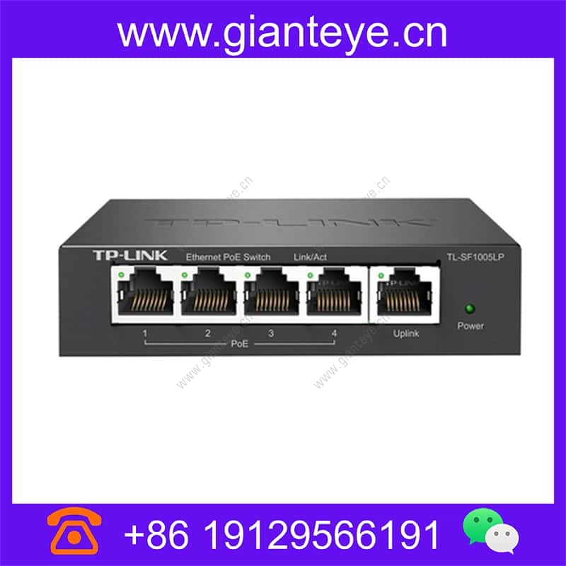 TP-LINK TL-SF1005LP 5口百兆非网管PoE交换机 1FE 4PoE 41W 铁壳 tl-sf1005lp_img_00.jpg