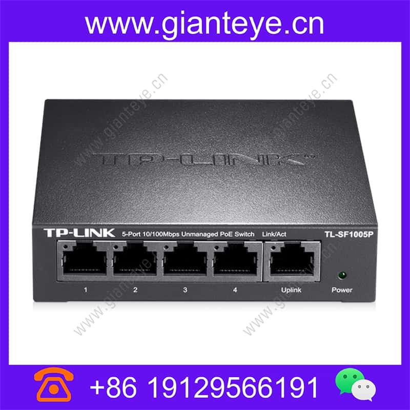 TP-LINK TL-SF1005P 5口百兆非网管PoE交换机 1FE 4PoE 57W 铁壳 tl-sf1005p_img_00.jpg