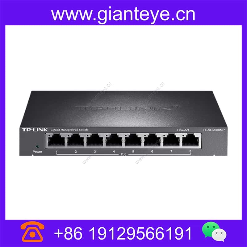 TP-LINK TL-SG2008MP 8-port full gigabit web managed PoE switch 8PoE 54W iron shell tl-sg2008mp_img_00.jpg