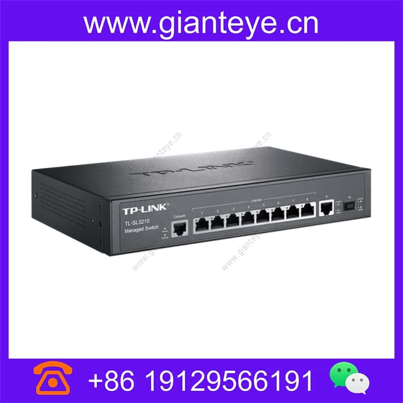 TP-LINK TL-SL3210 千兆上联网管交换机 8FE 1GE 1SFP 铁壳 二层 tl-sl3210_img_00.jpg