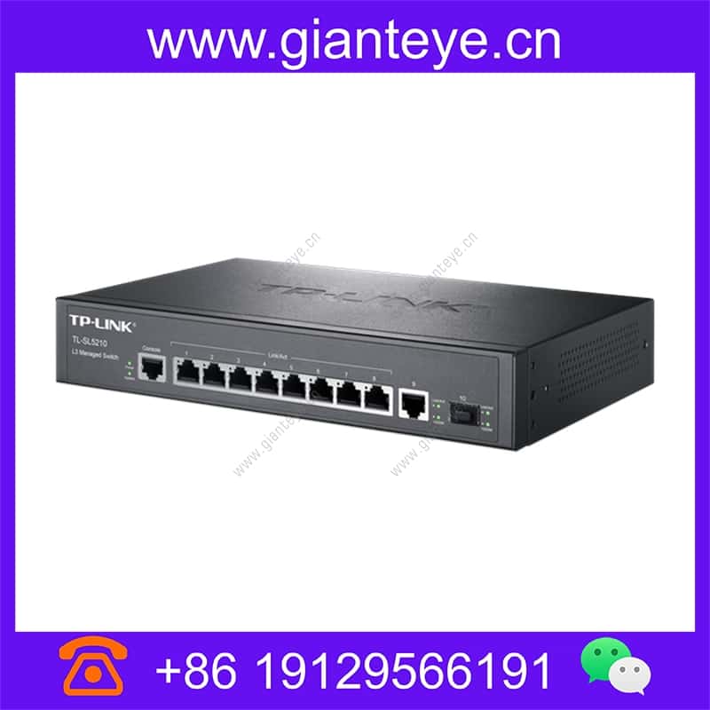 TP-LINK TL-SL5210 千兆上联三层网管交换机8FE 1GE 1SFP铁壳二层 tl-sl5210_img_00.jpg